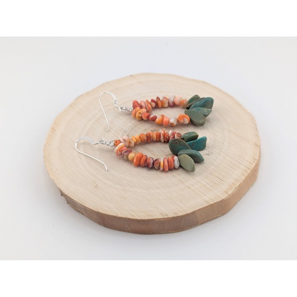 Navajo Dangle Earrings Sterling‎ Silver Handmade Native American Jewelry *** - Picture 7 of 10